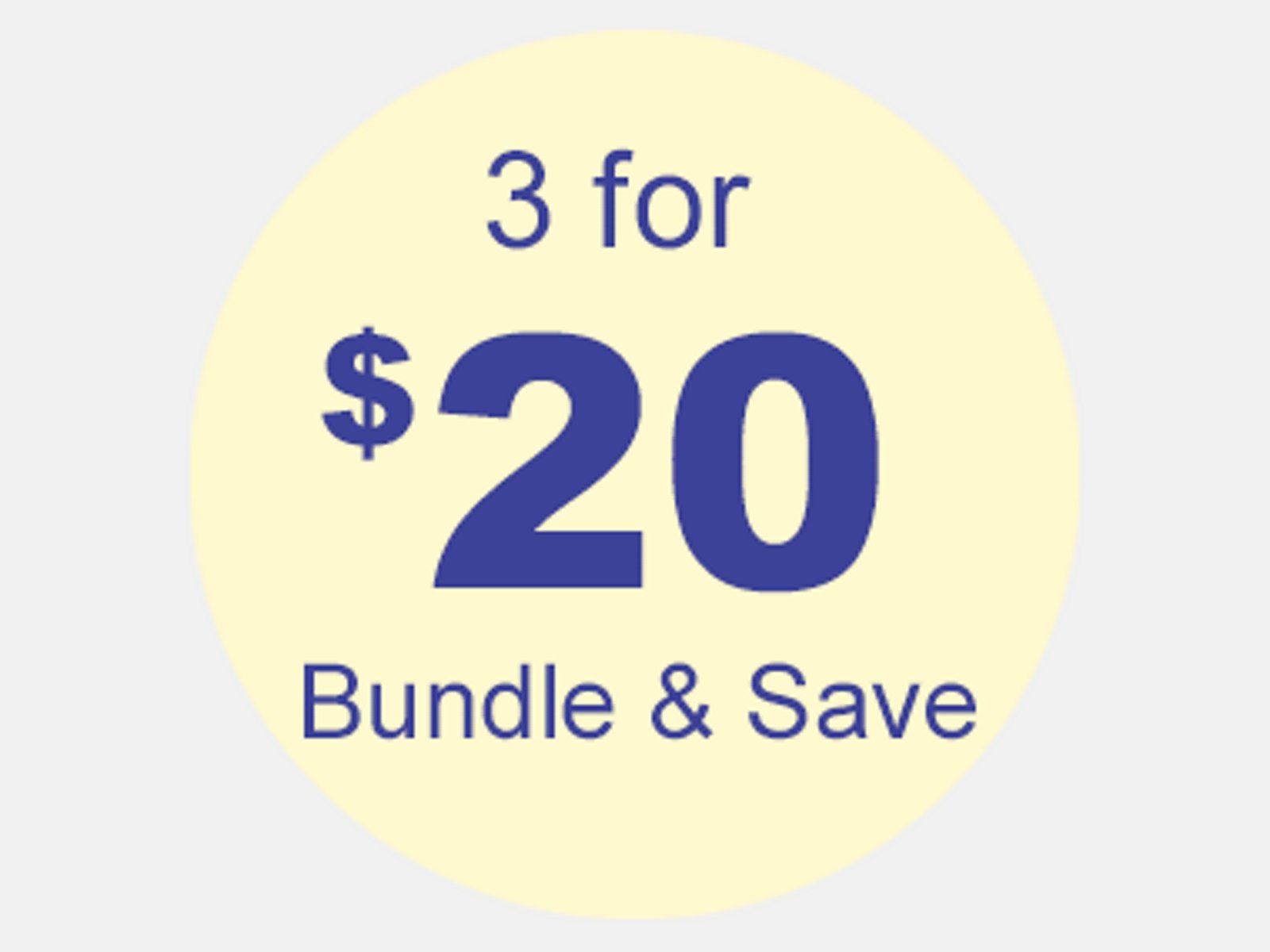 3 for $20 Baby Bundle & Save