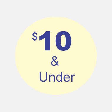 $10 & Under