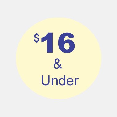 $16 & Under