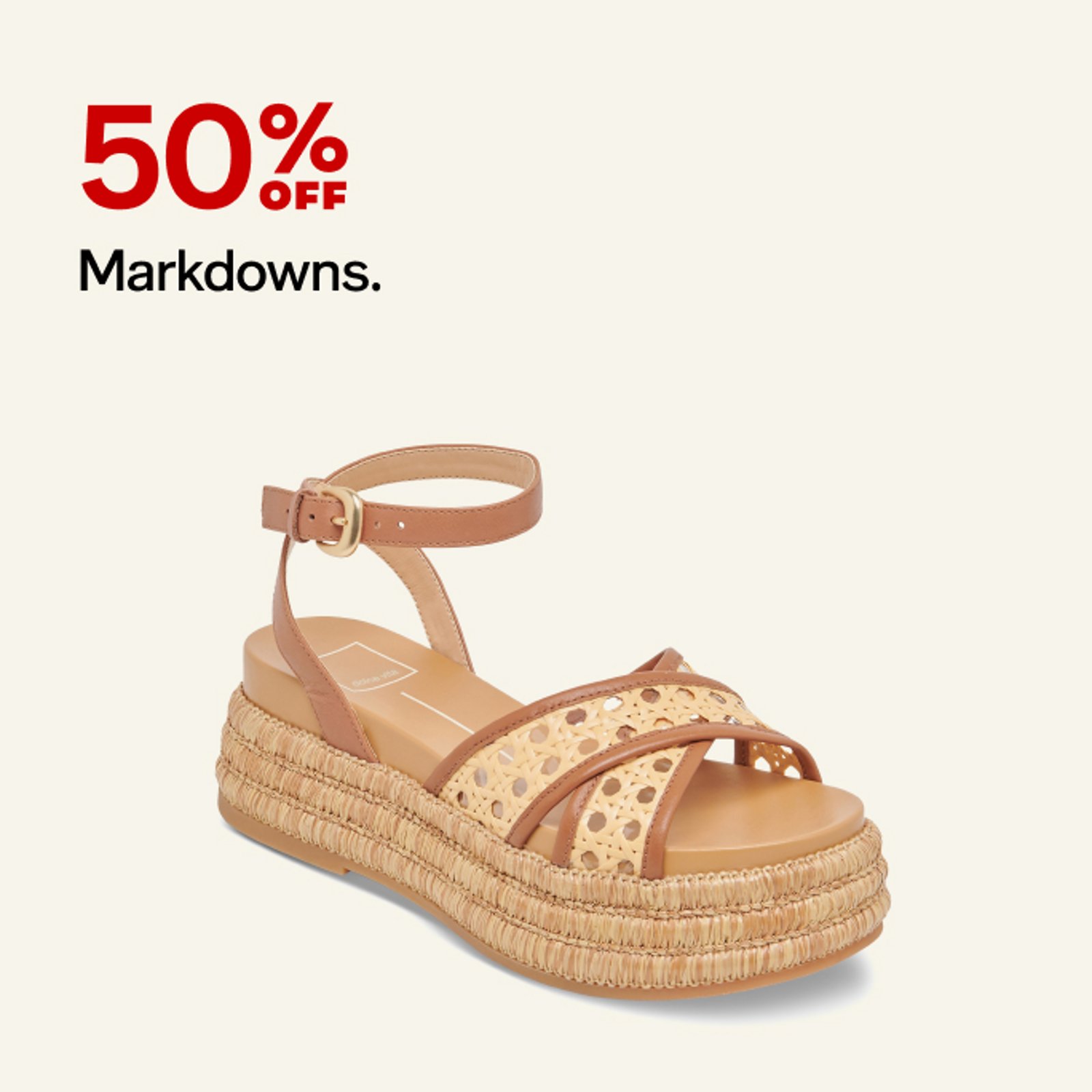 50 off markdowns