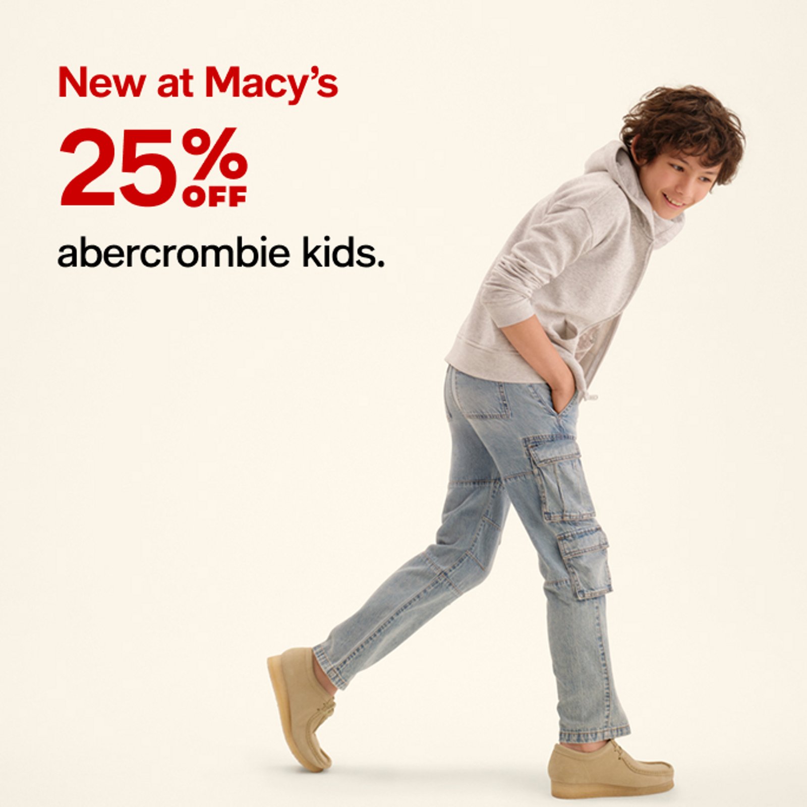 25% off abercrombie kids