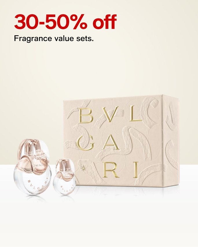 30-50% off Fragrance value sets