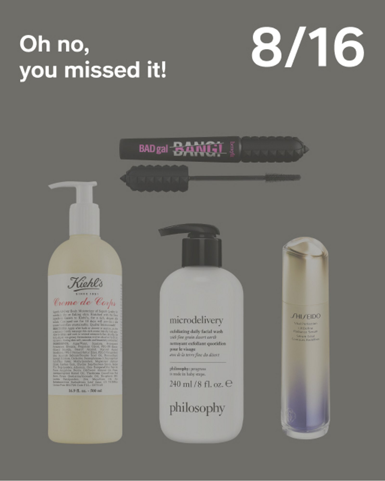Missed - 8/16