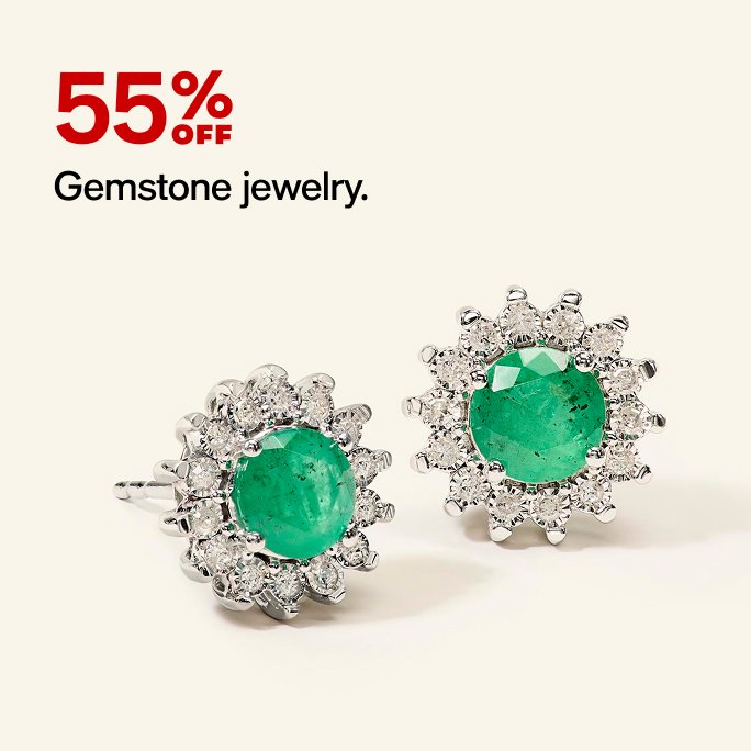 55% Off Gemstone Jewelry