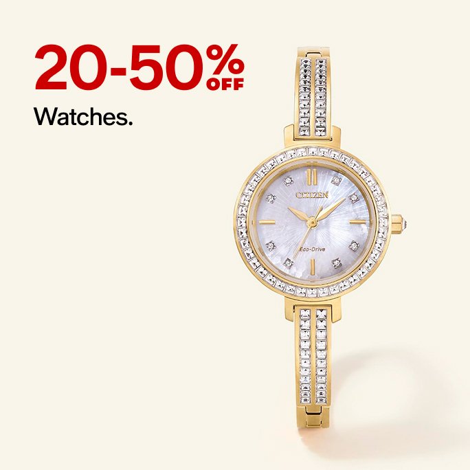20-50% Off Watches