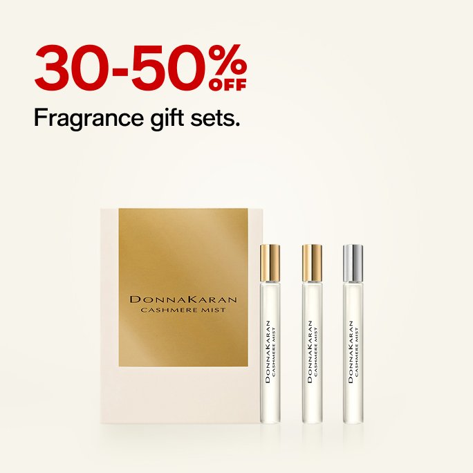 30-50% off Fragrance gift sets