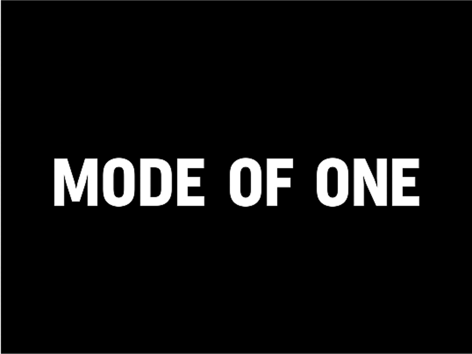 Mode of One