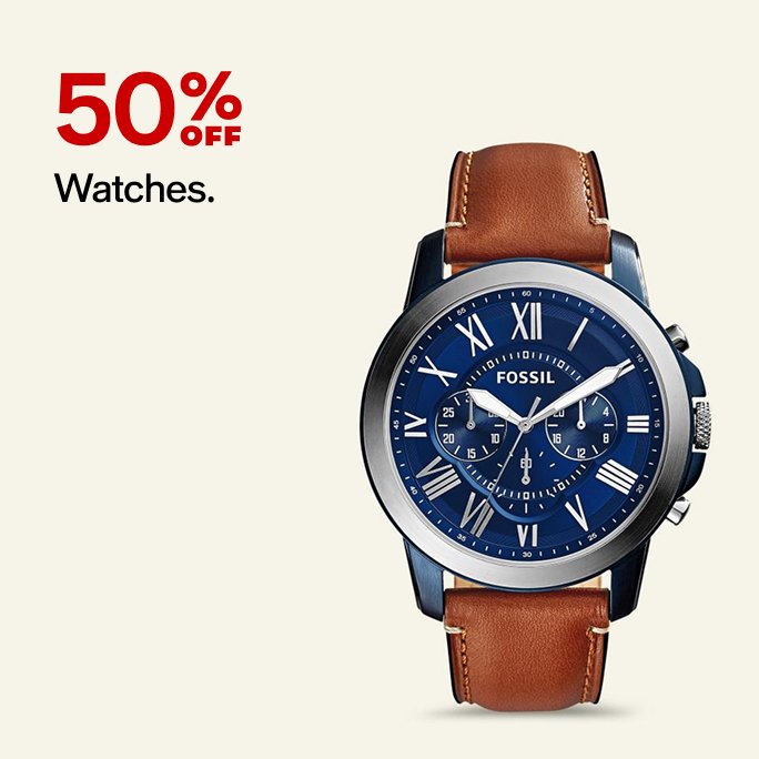 50% Off Watches