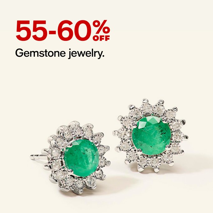 55-65% Off Gemstone Jewelry