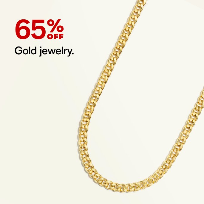 65% Off Gold Jewelry