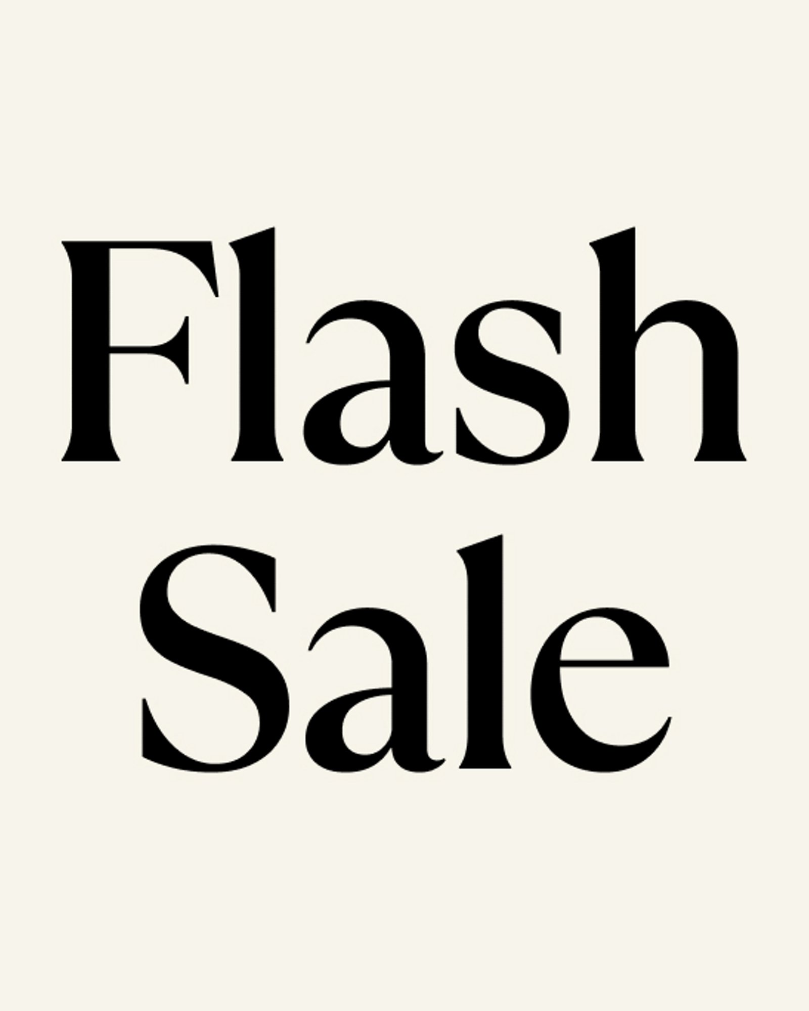 Flash Sale