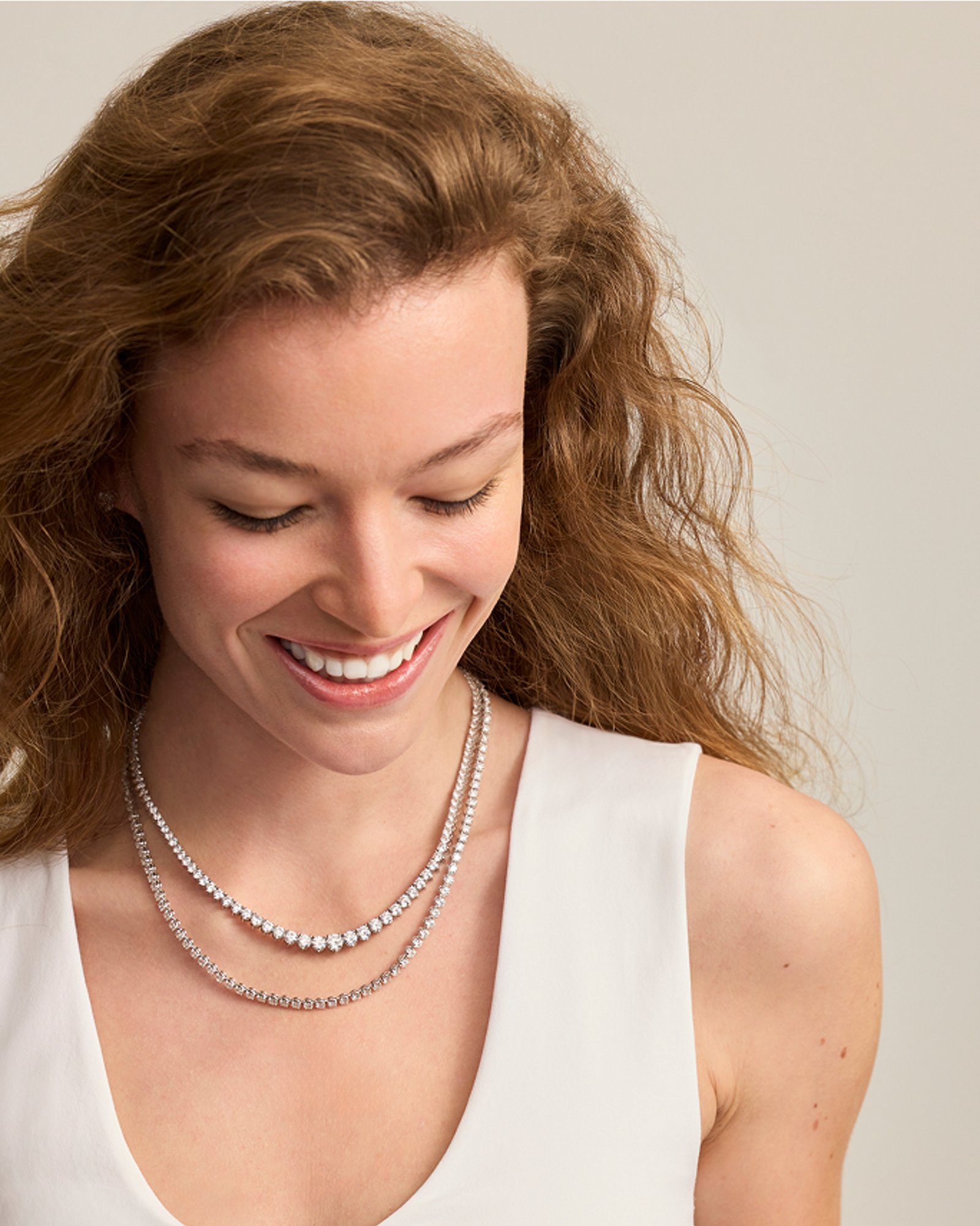 Layered necklaces