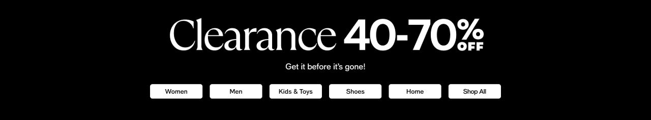 Summer Clearance BG Women Men Kids and toys Shoes Home Shop all