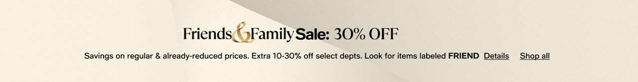 friends and family sale