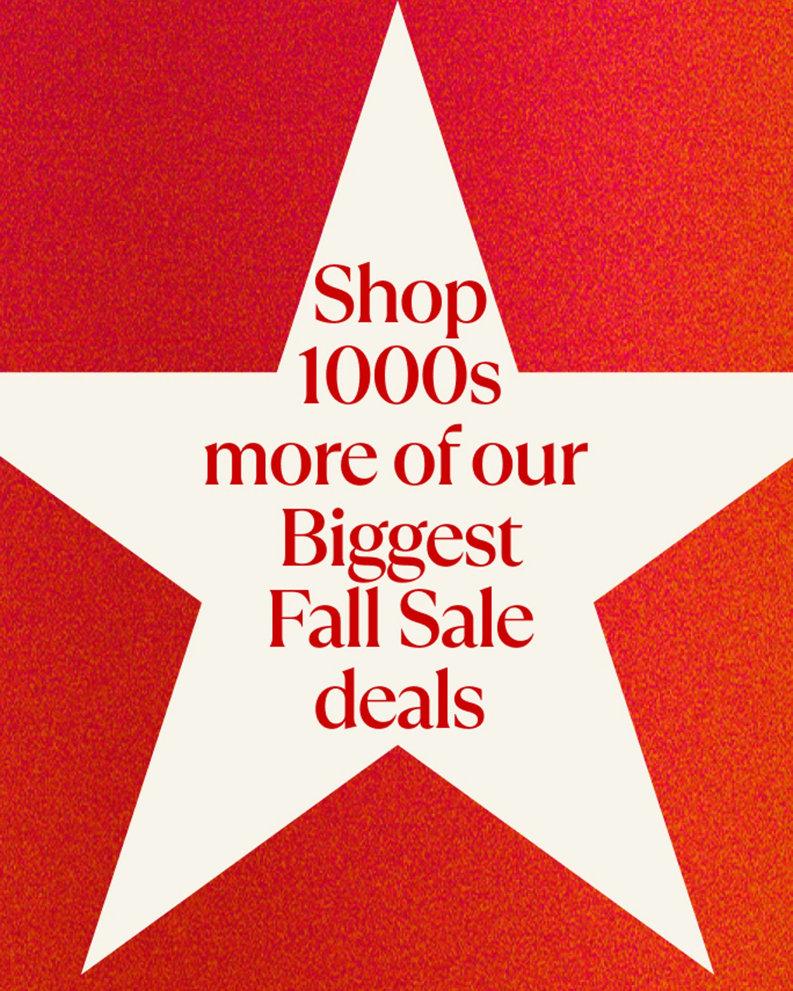 BIggest Fall Sale