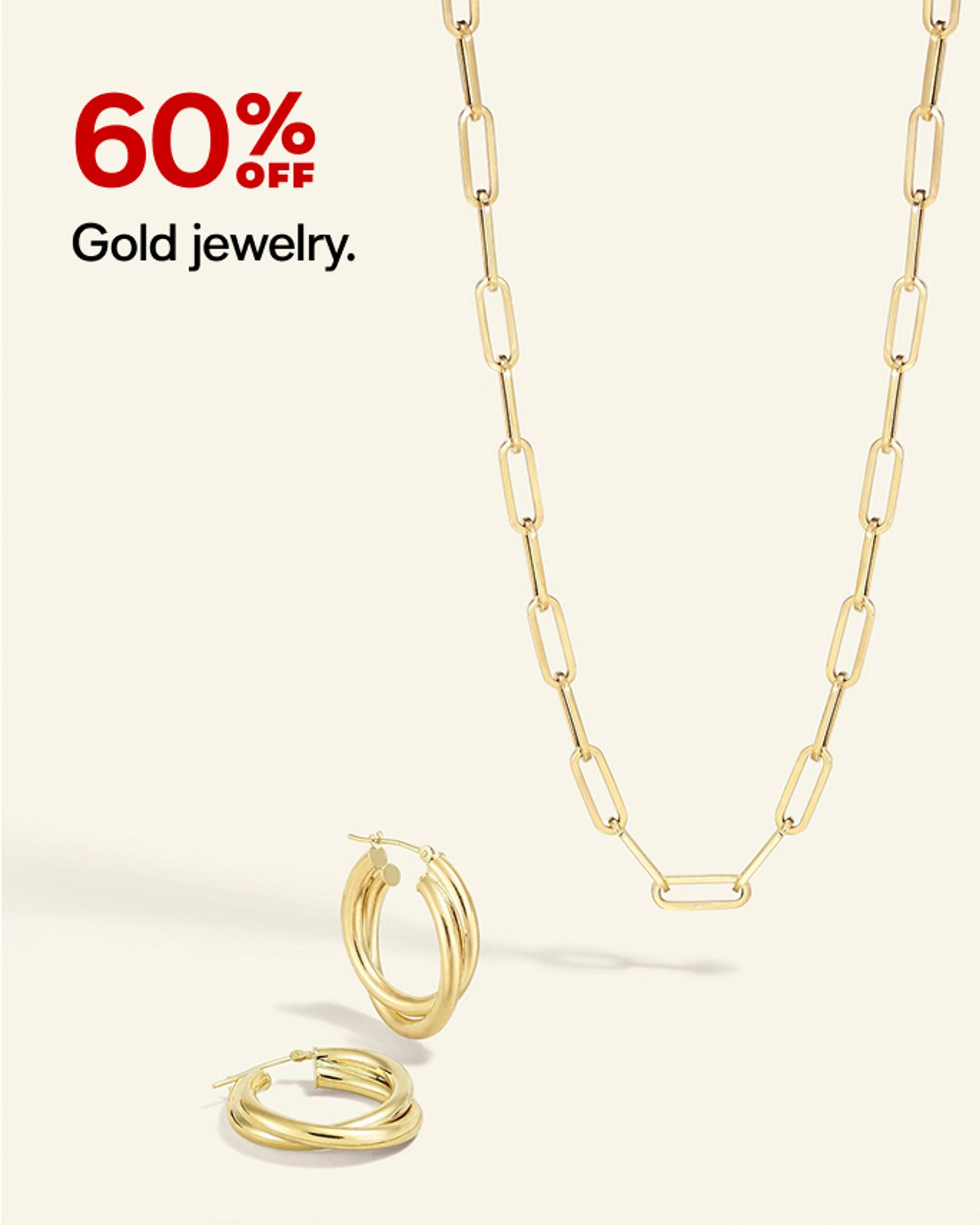 60% Off Gold Jewelry