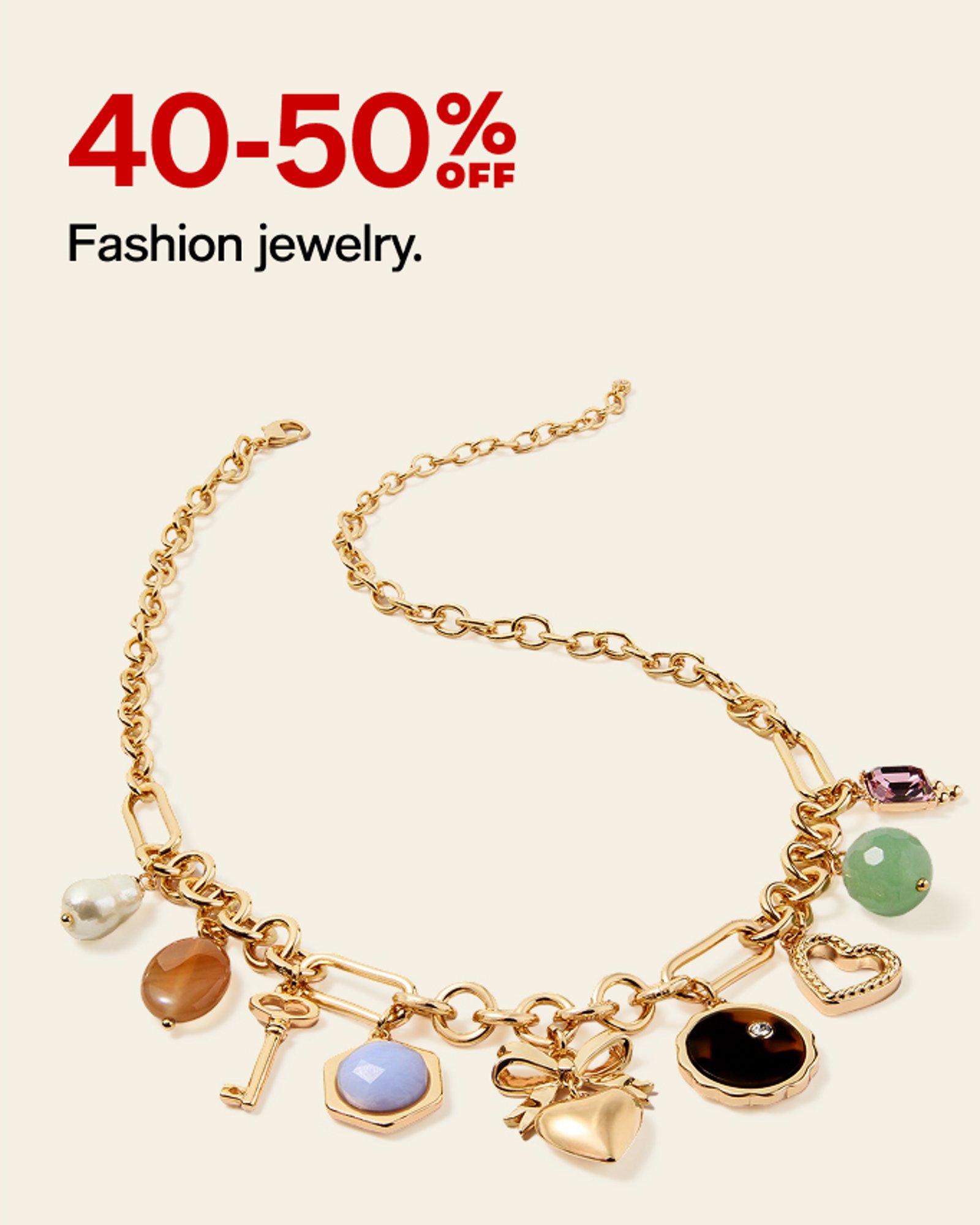40-50% Off Fashion Jewelry