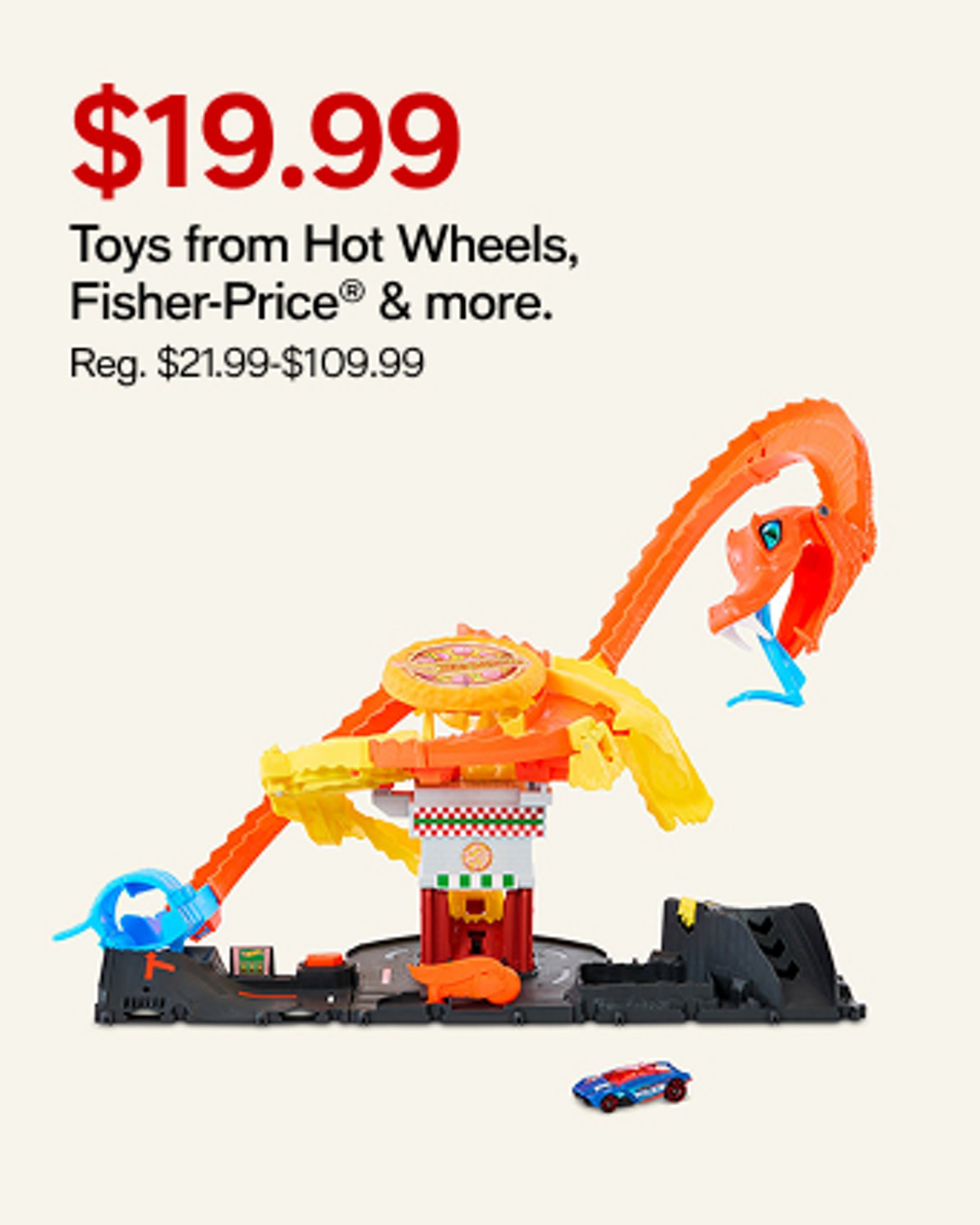 19.99 toys from hot wheels