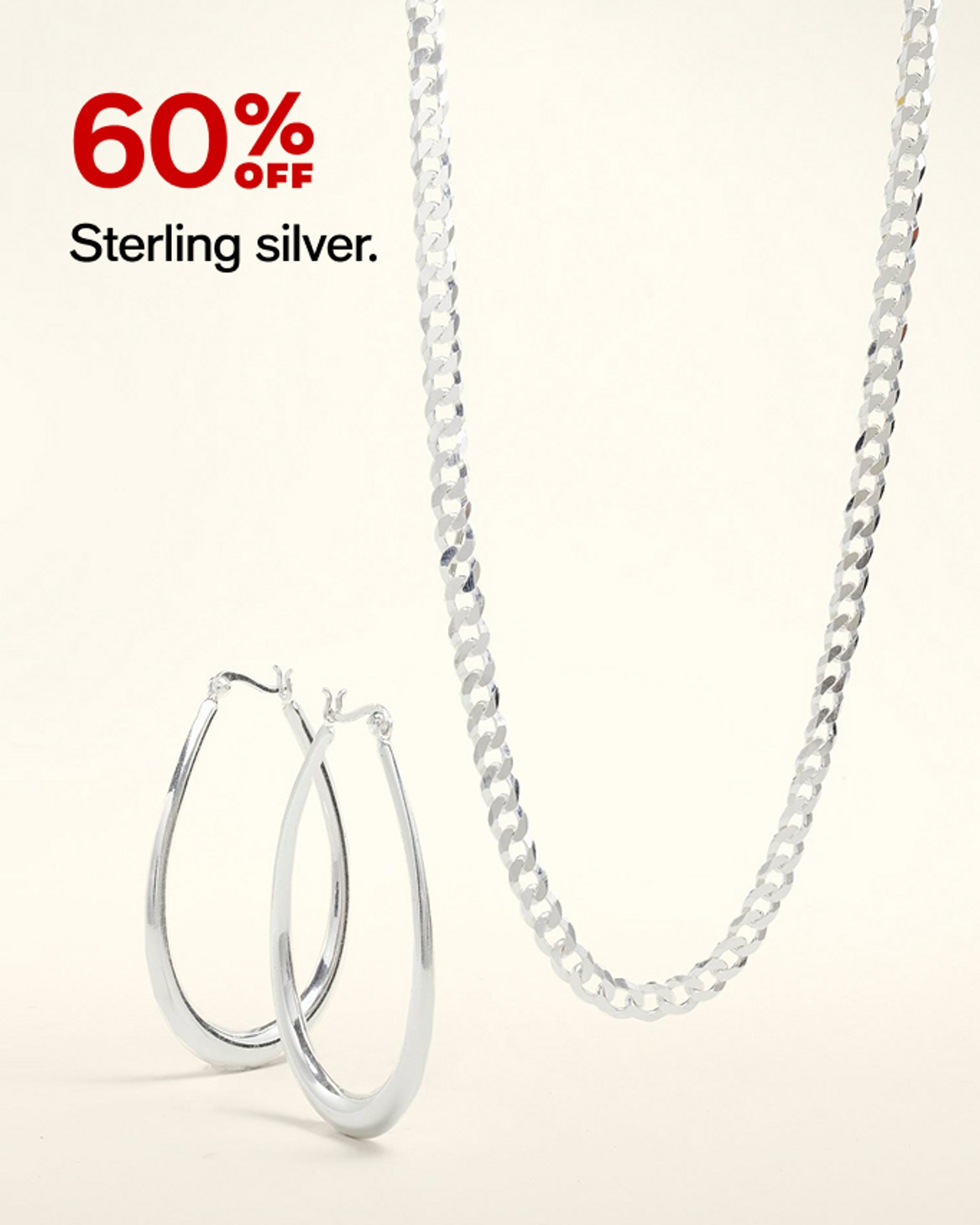 60% Off Sterling Silver