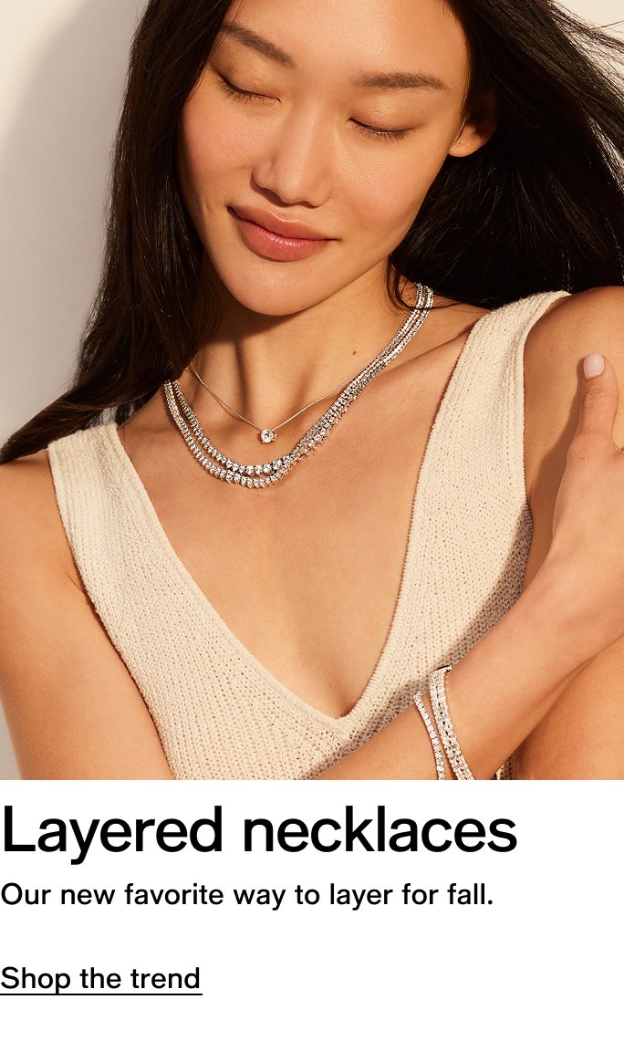 Layered necklaces