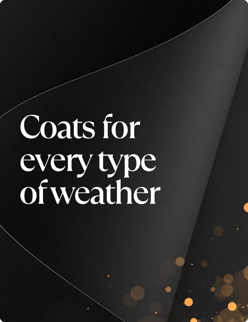 Coats for every type of weather