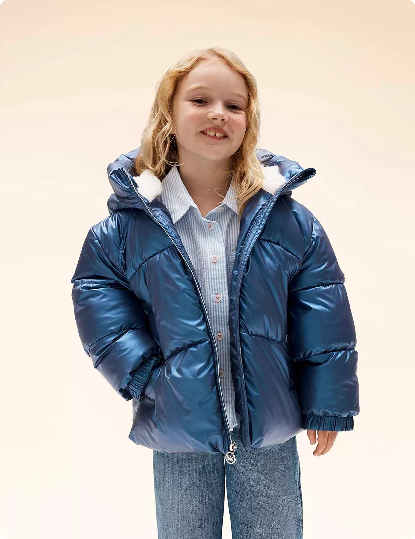 Kids' puffer & sherpa coats