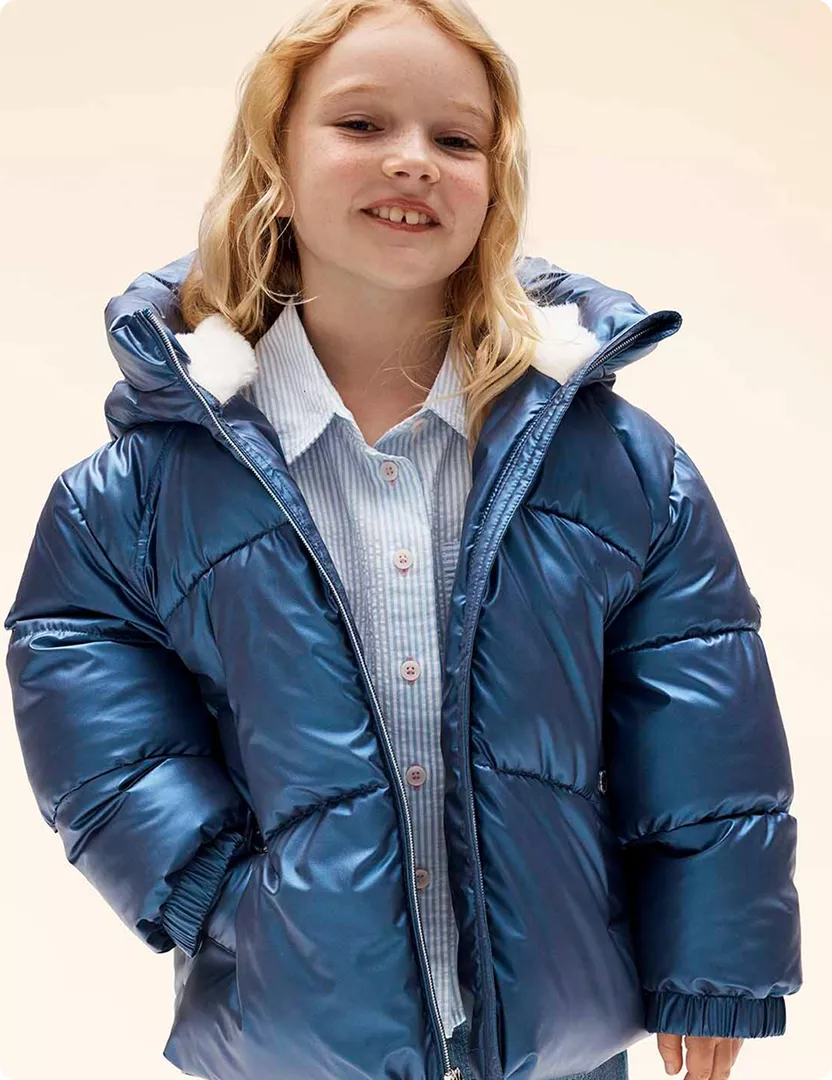 Kids' puffer & sherpa coats