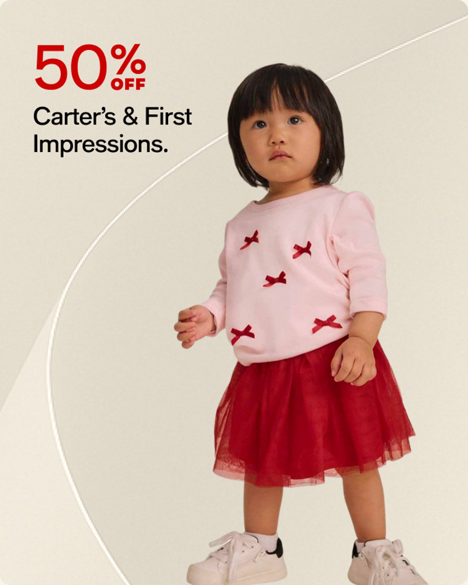 50% Carters and First impressions