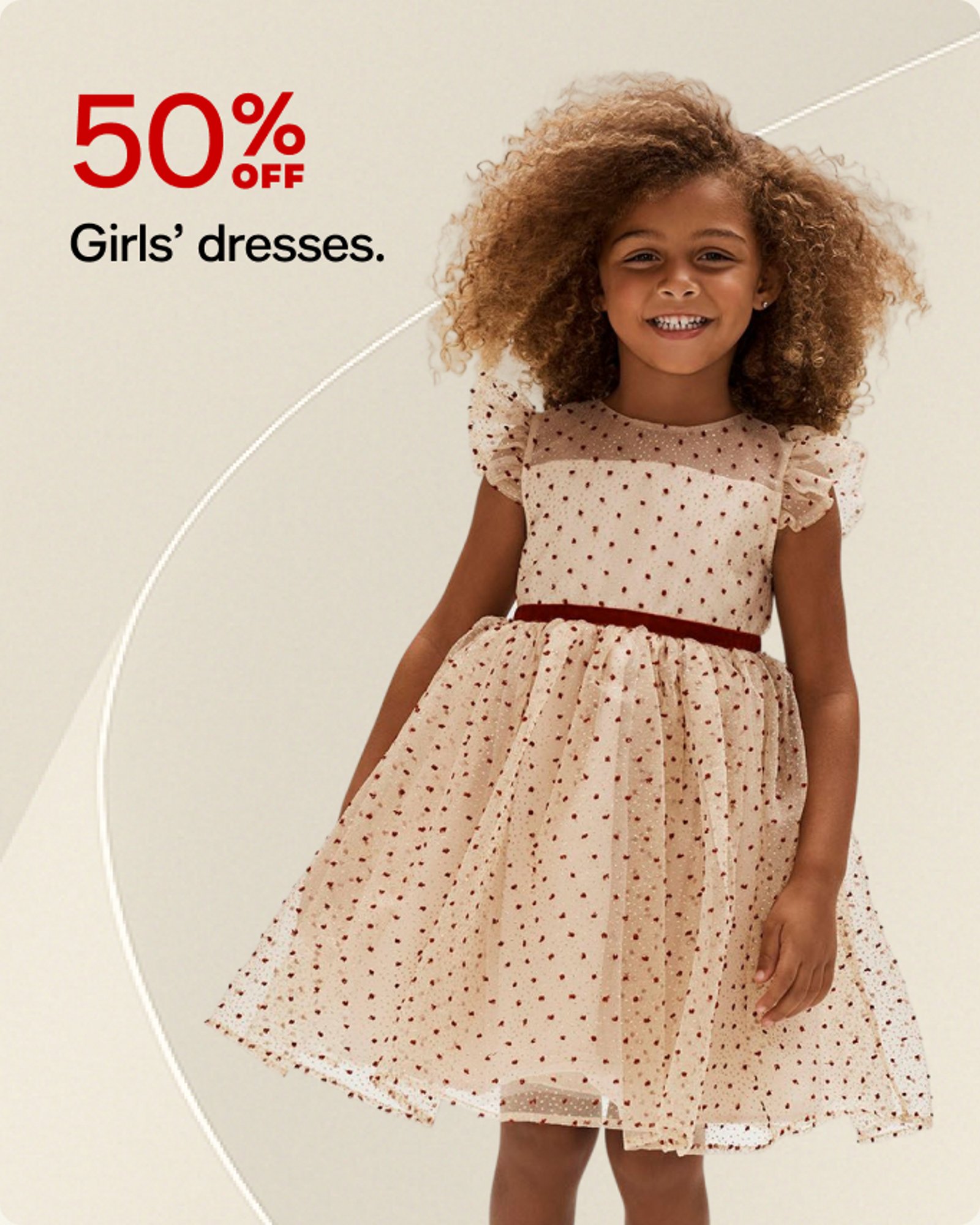 50% Girls dresses
