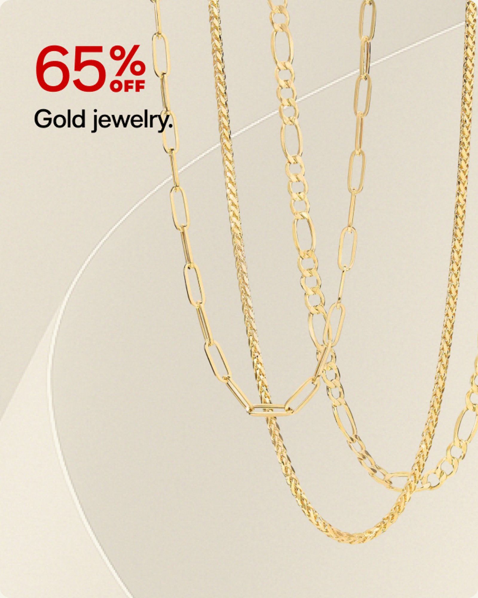 65% Off Gold jewelry