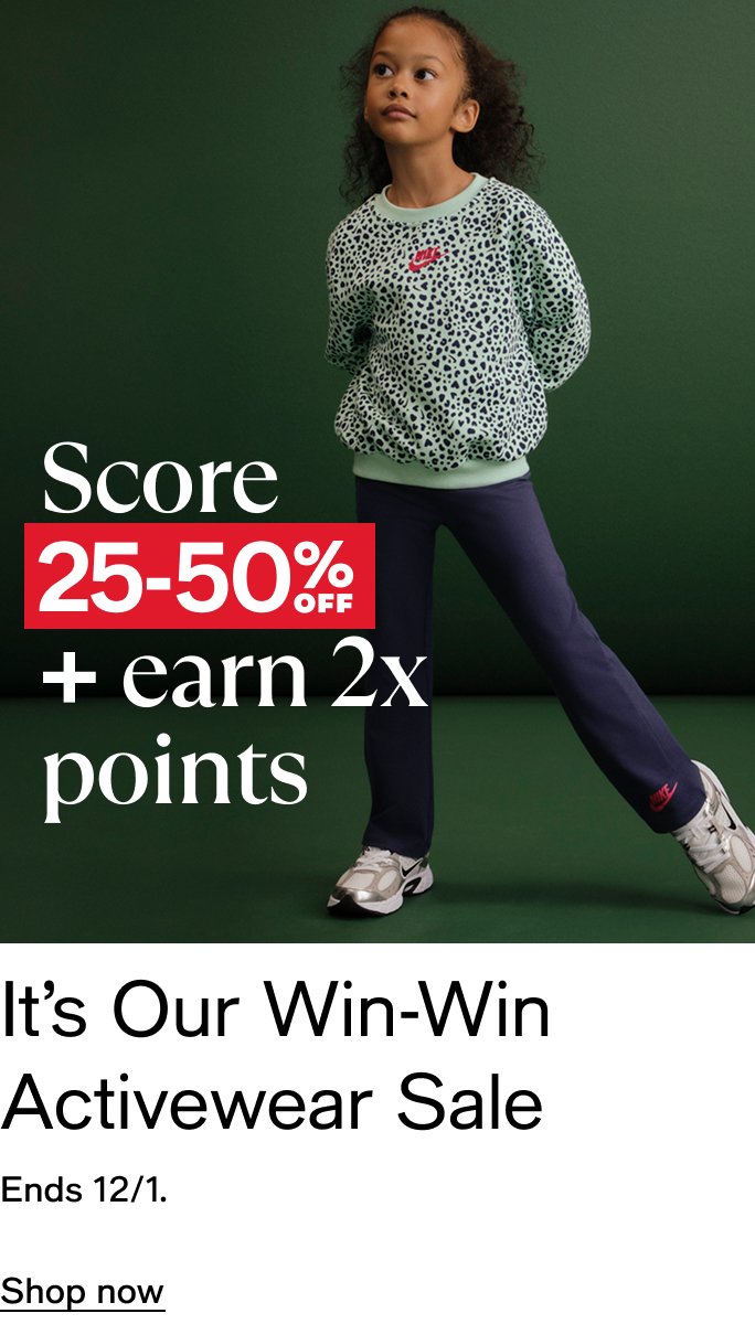 Score 25-50% off + earn 2x points
