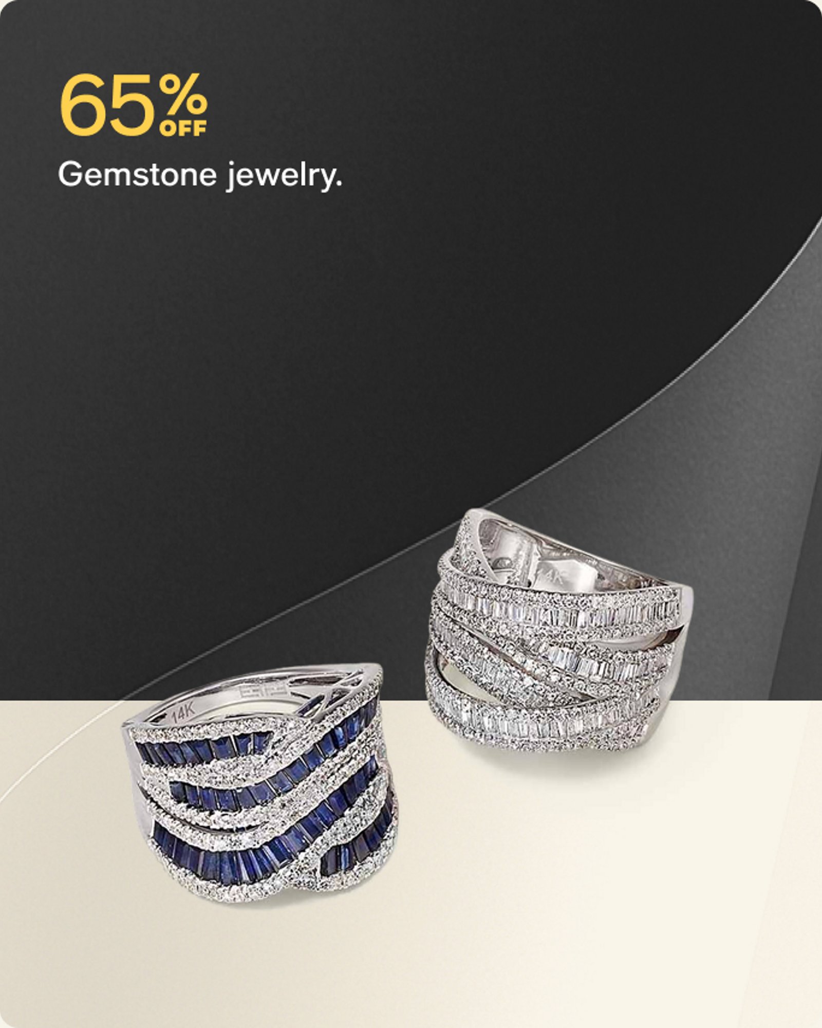 65% Off Gemstone jewelry