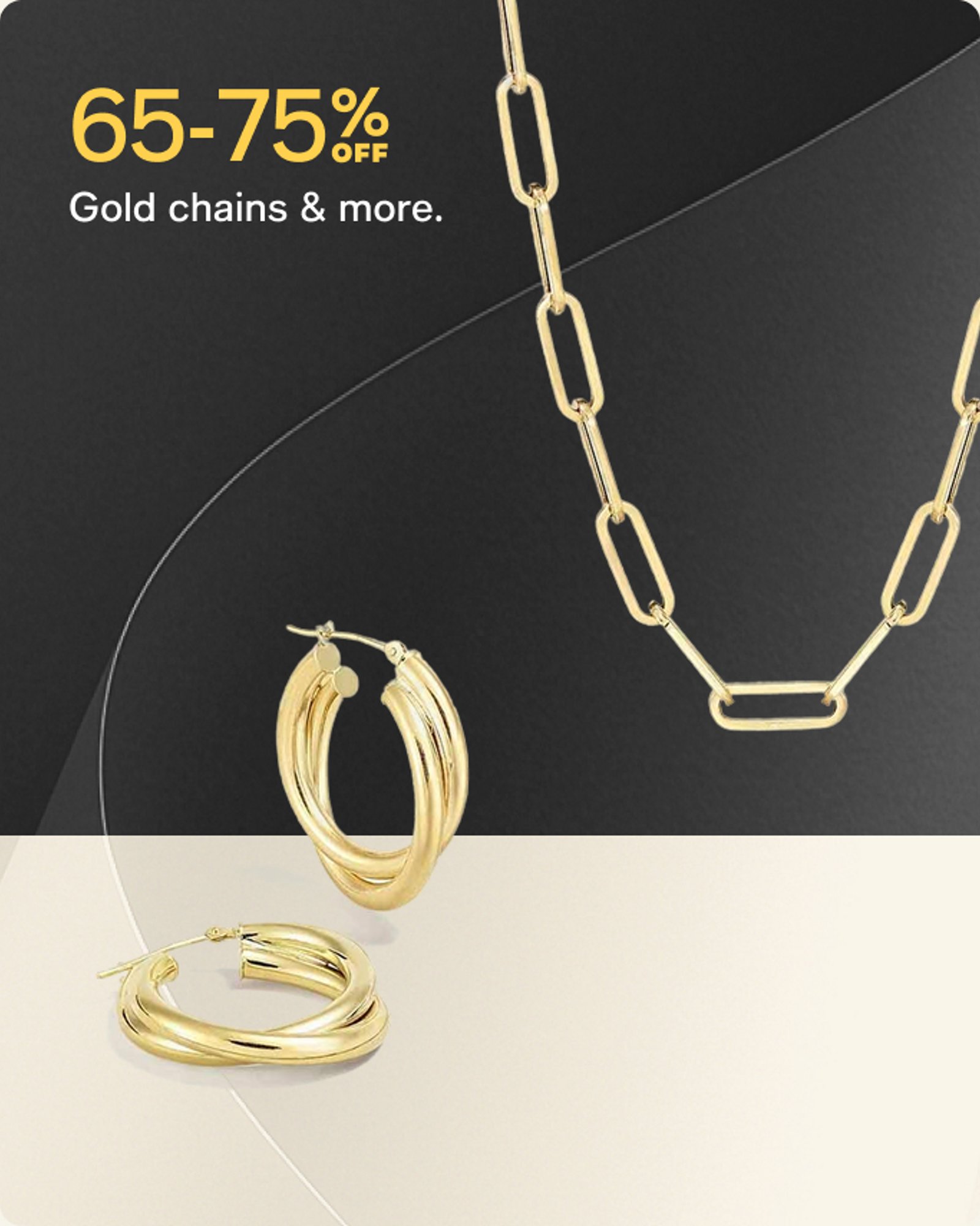65-75% Off Gold Chains & more