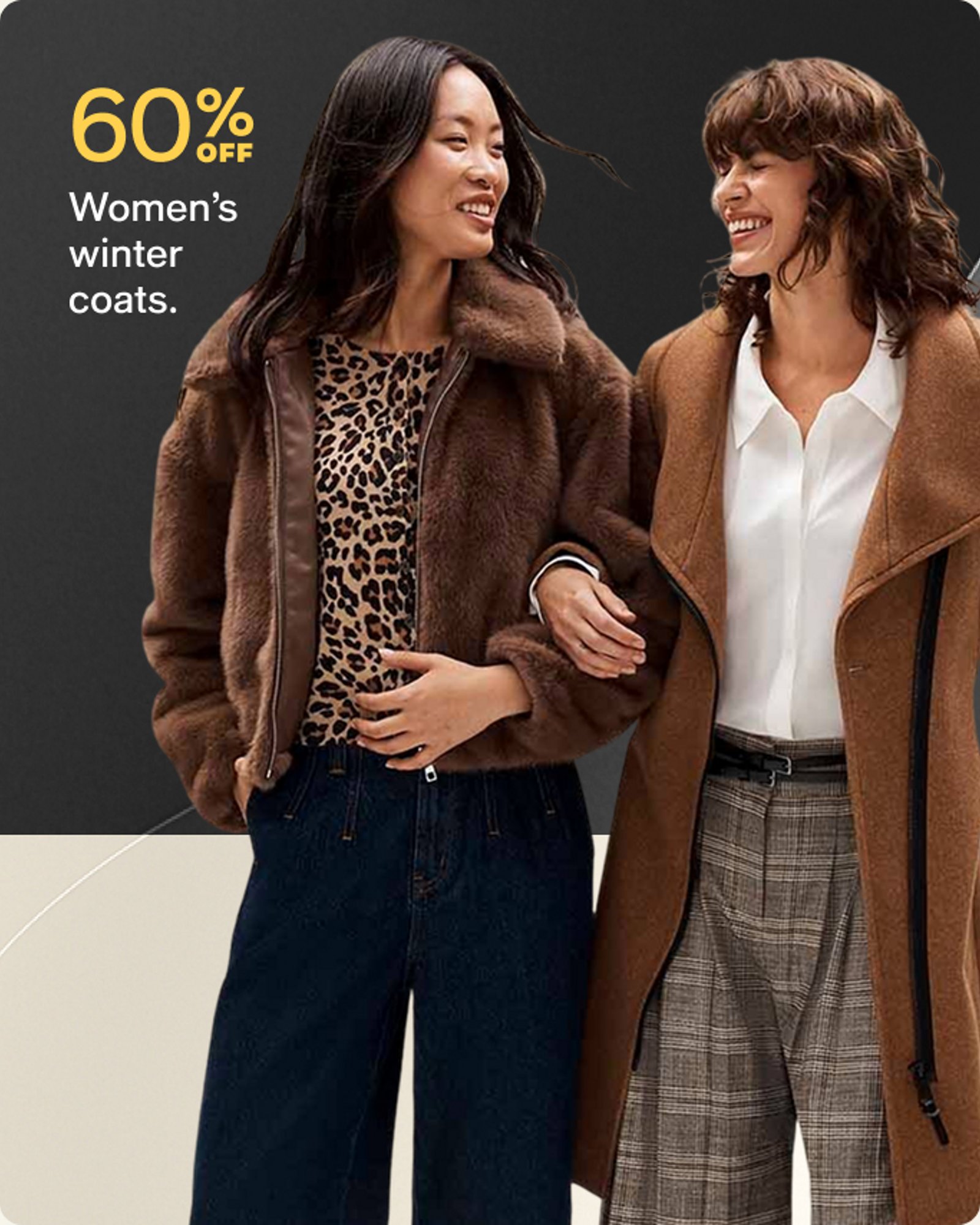 60% off Womens Winter Coats