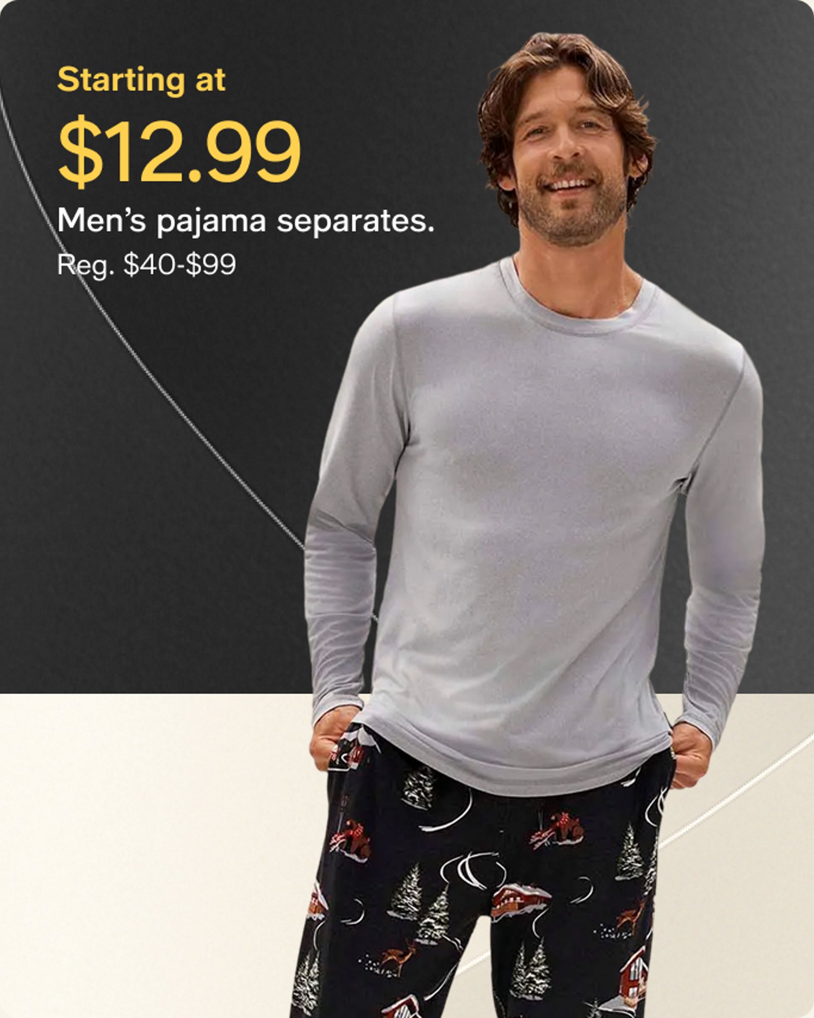 Starting $12.99 Men's pajama