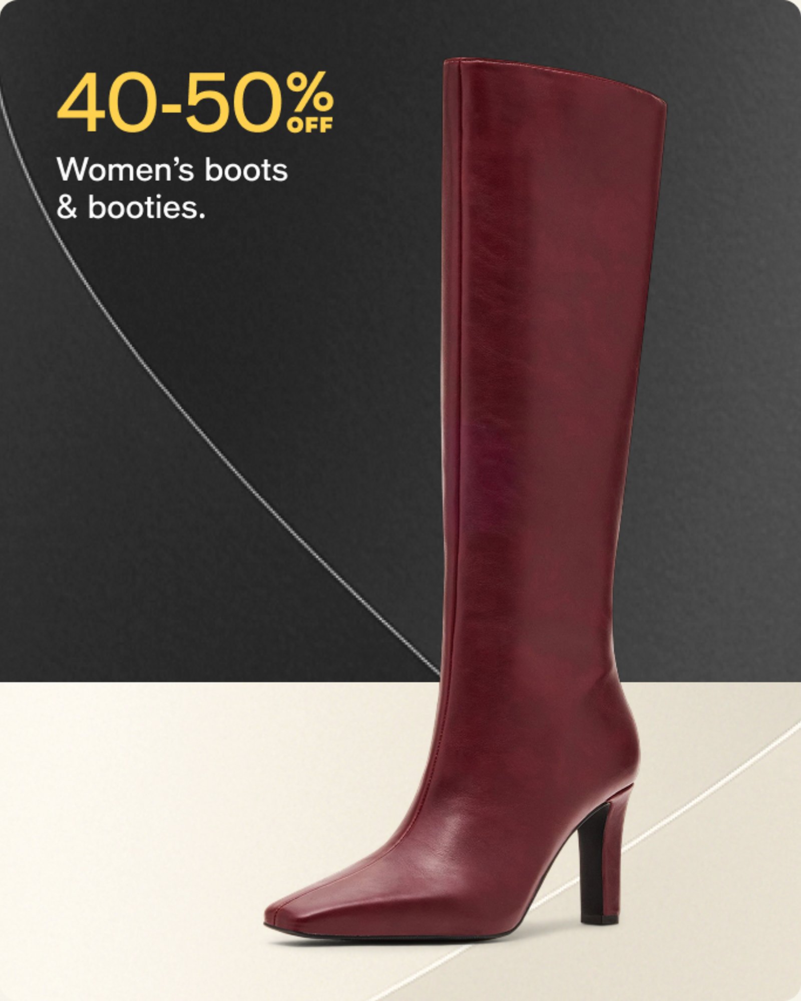 40-50% off Women's Boots & Booties