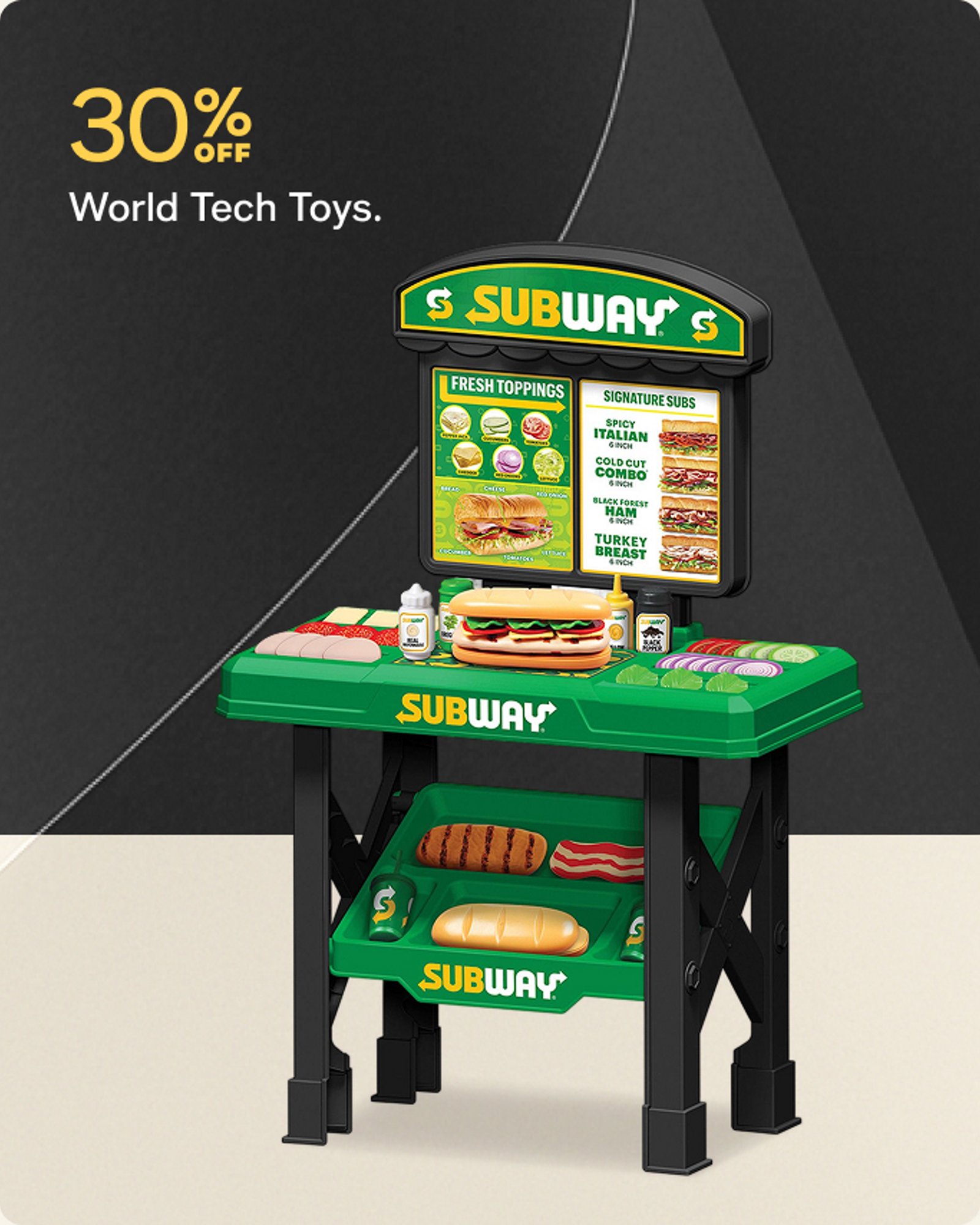 30% off world teck toys