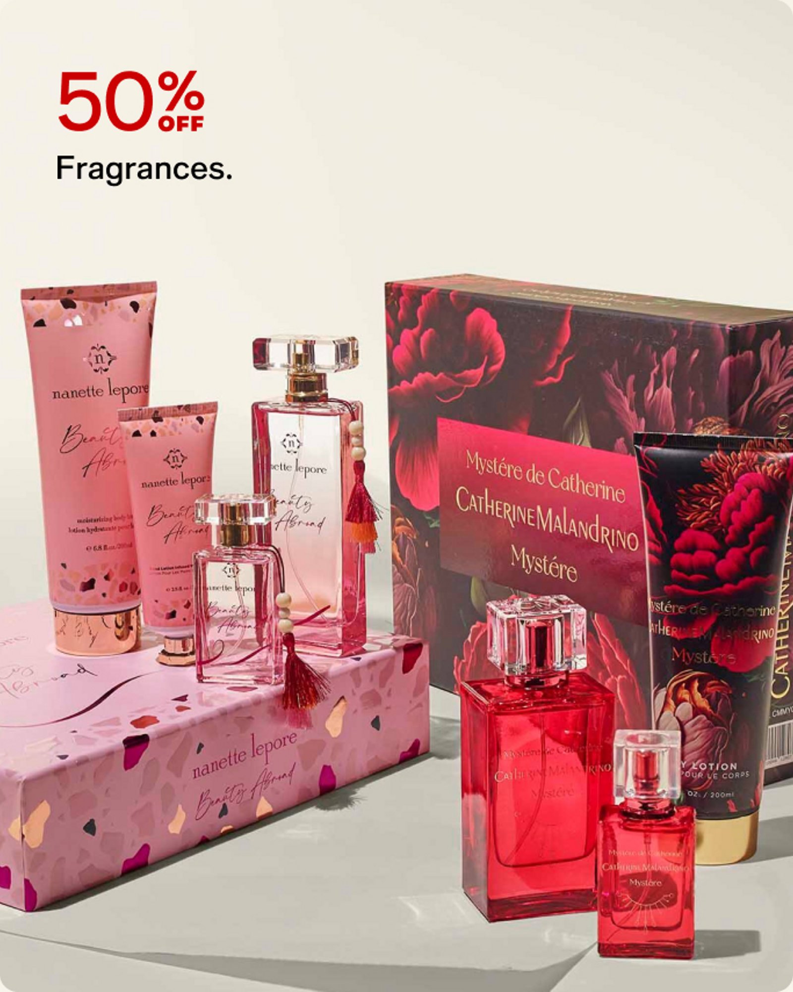 50% off Fragrance