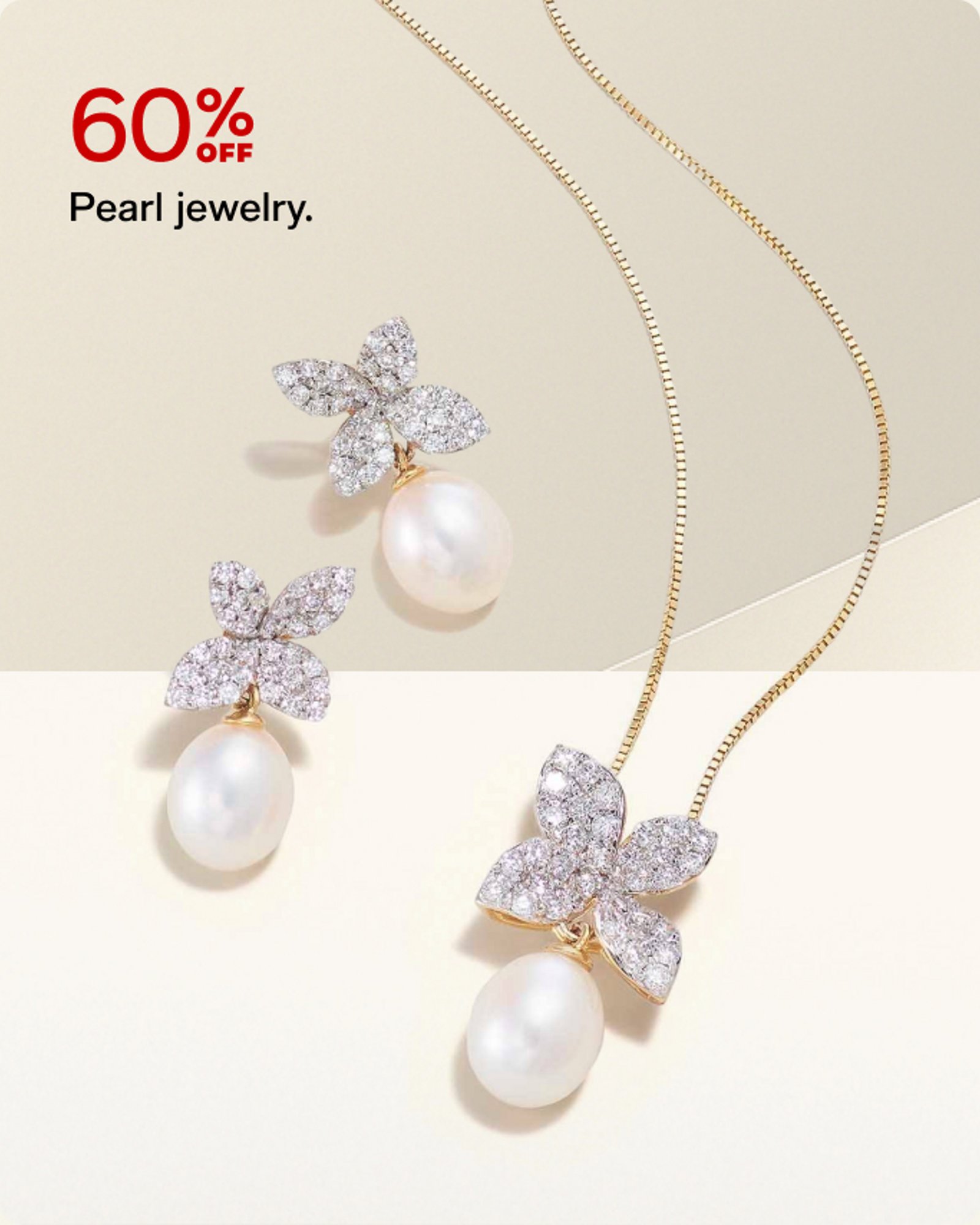 60% Off Pearl Jewelry