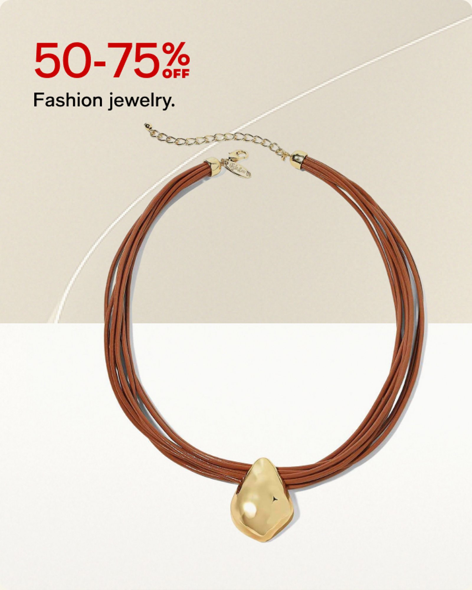 50-75% Off Fashion Jewelry