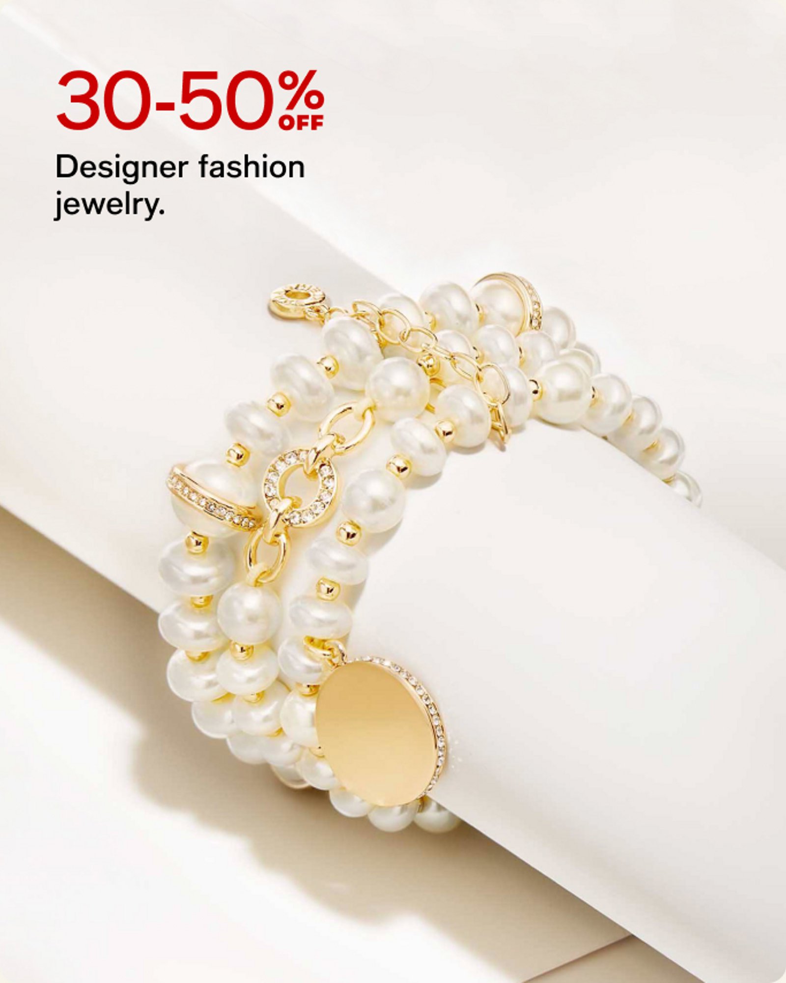 30-50% Off Designer Fashion Jewelry