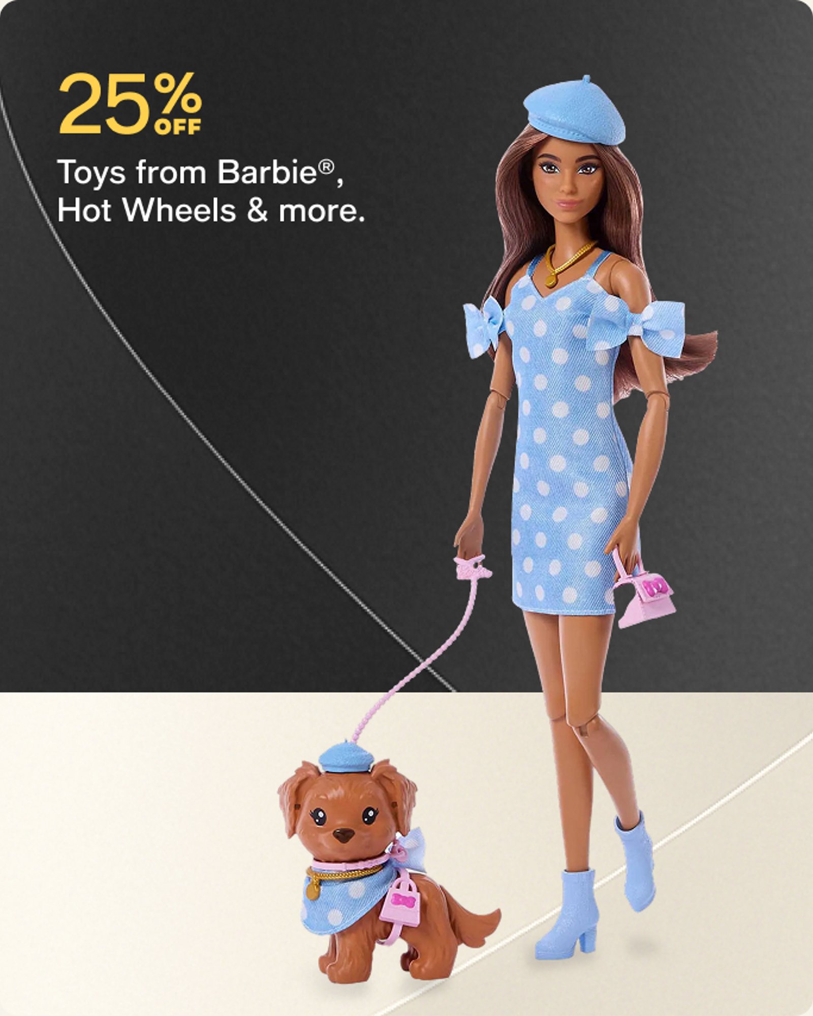 25% off toys from Barbie