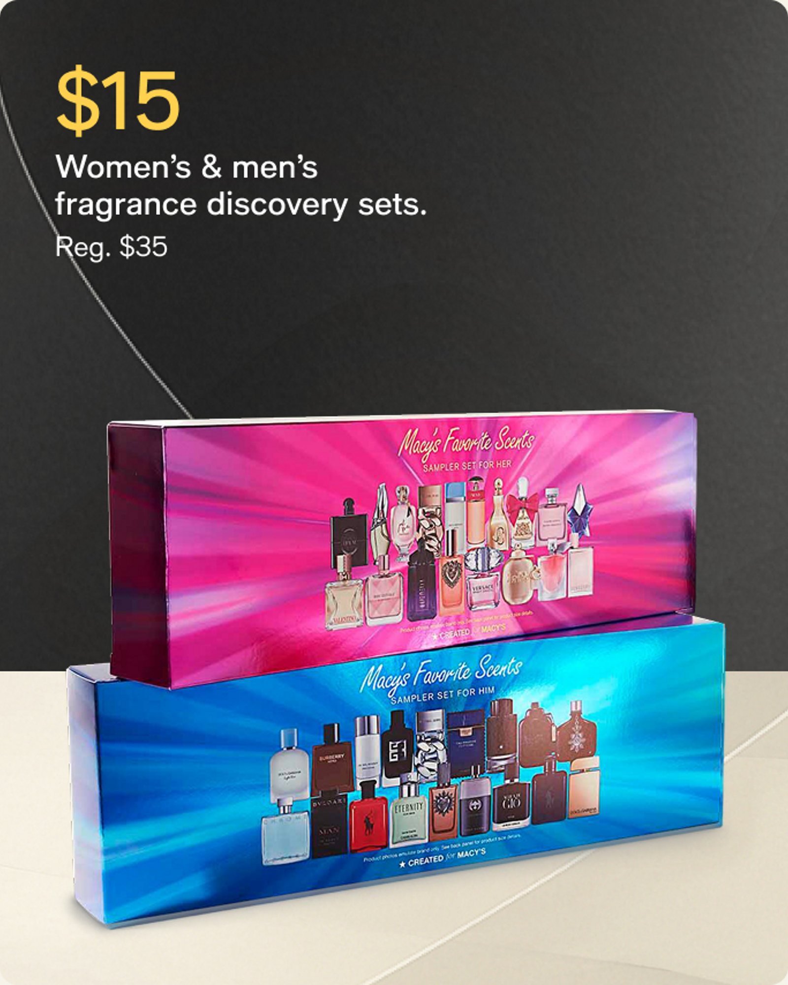 $15 Fragrance Discovery Sets
