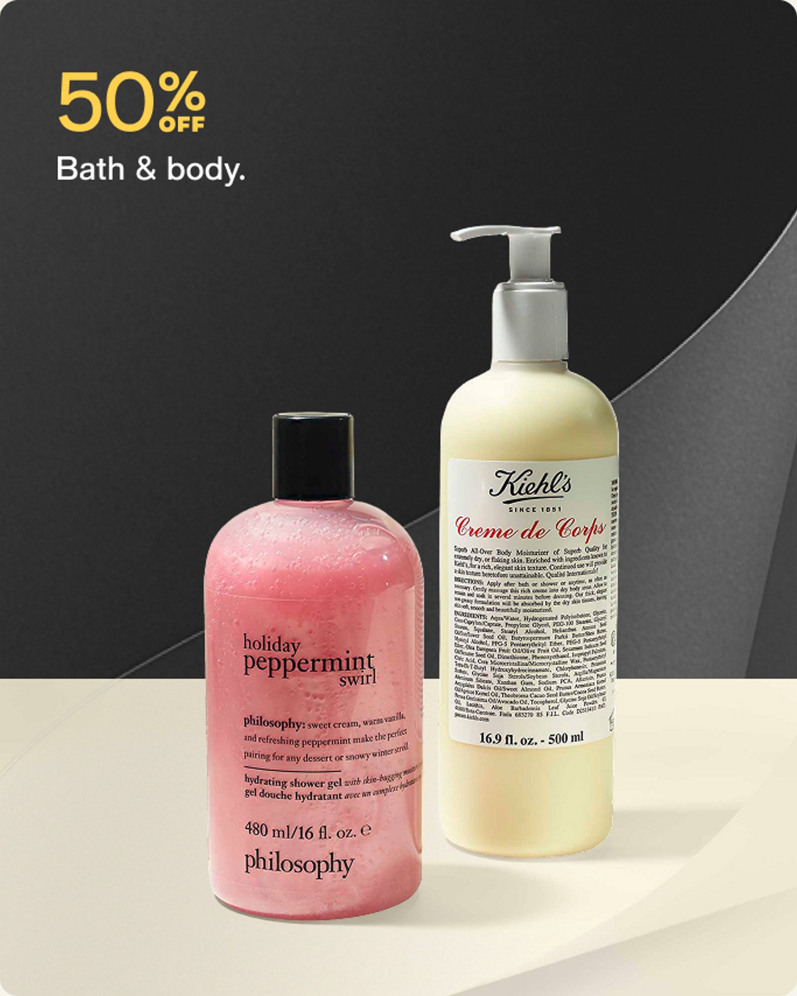 50% off Bath & Body