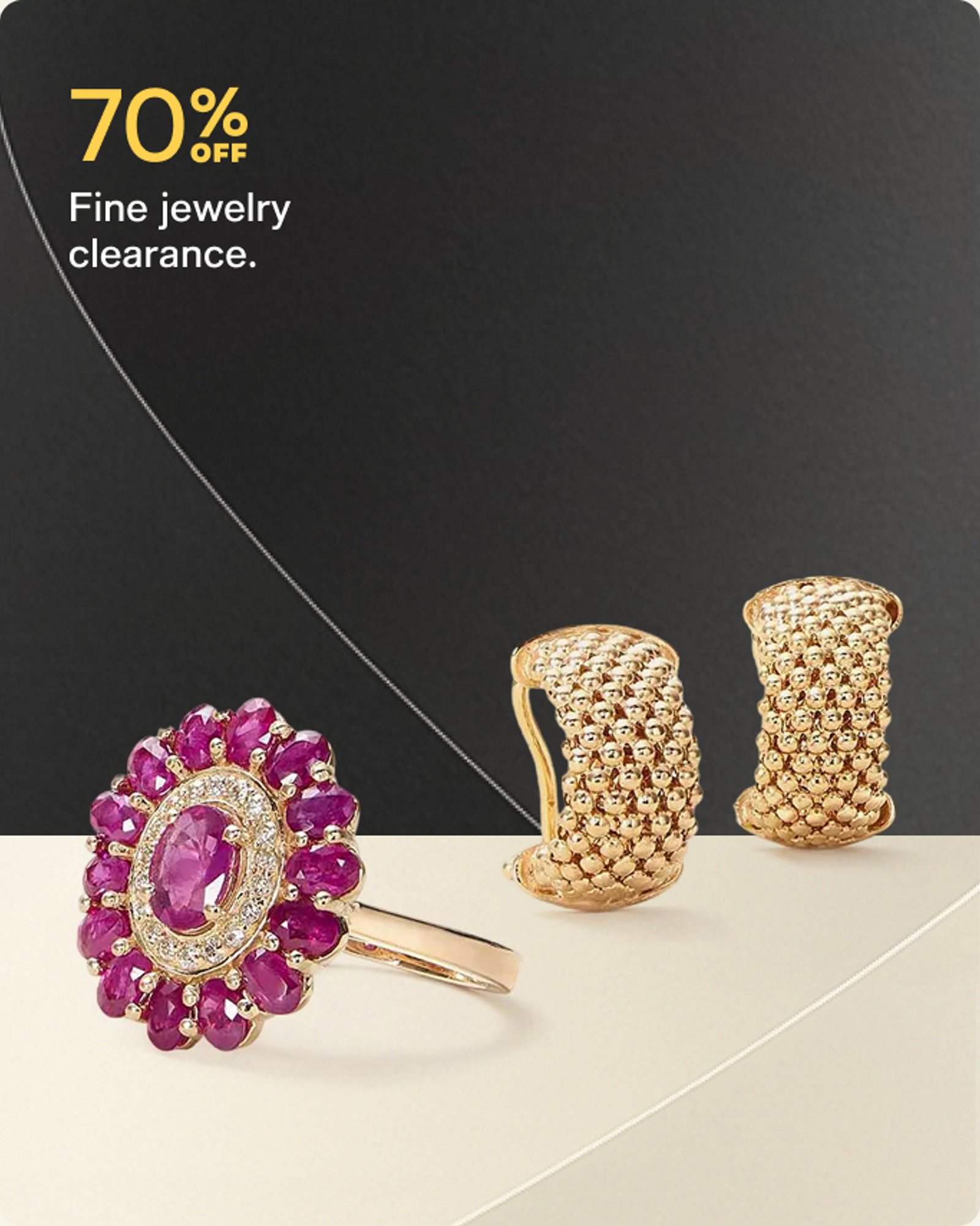 70% off Fine jewelry clearance