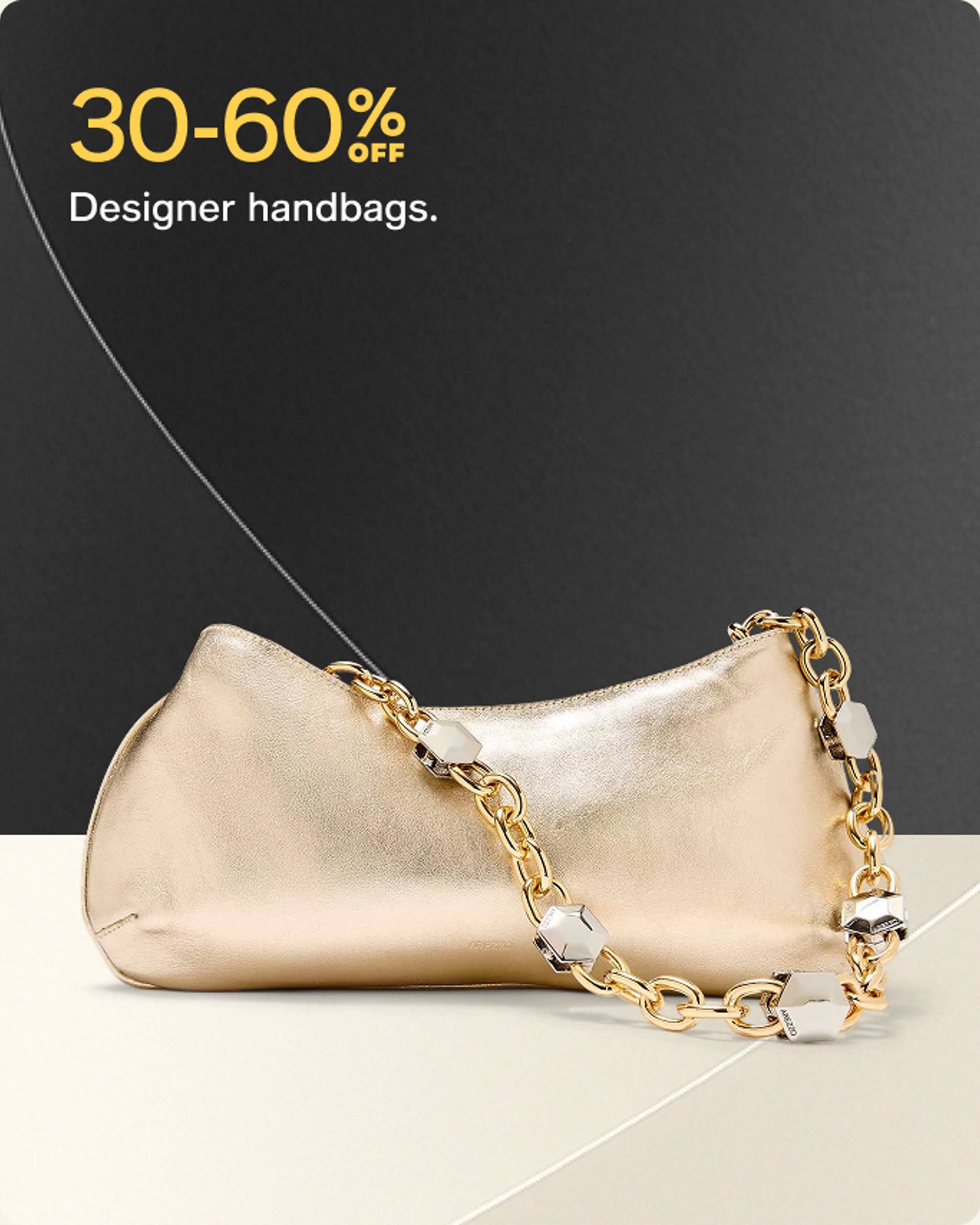 30-60% OFF DESIGNER HANDBAGS