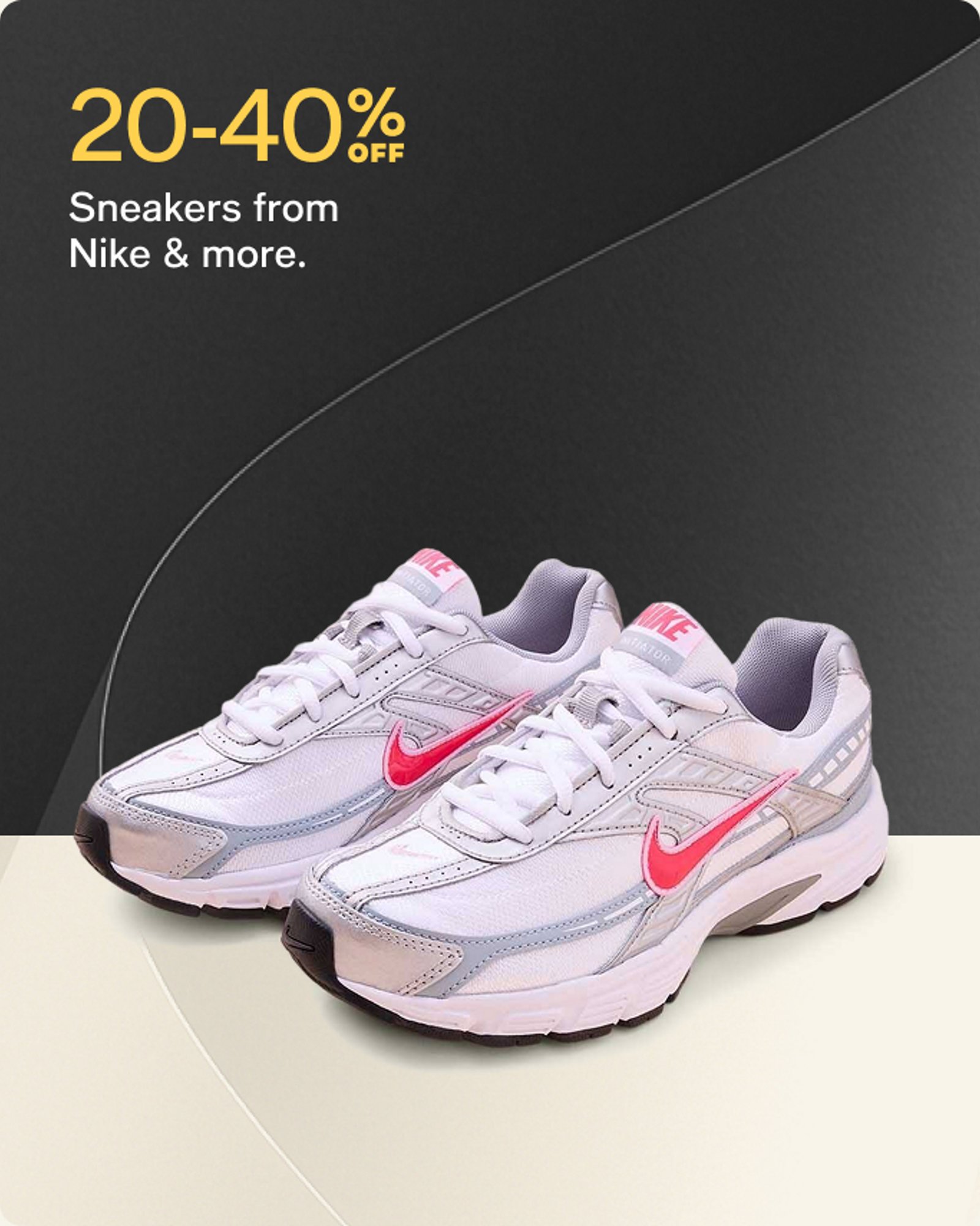 20-40 off sneakers from nike