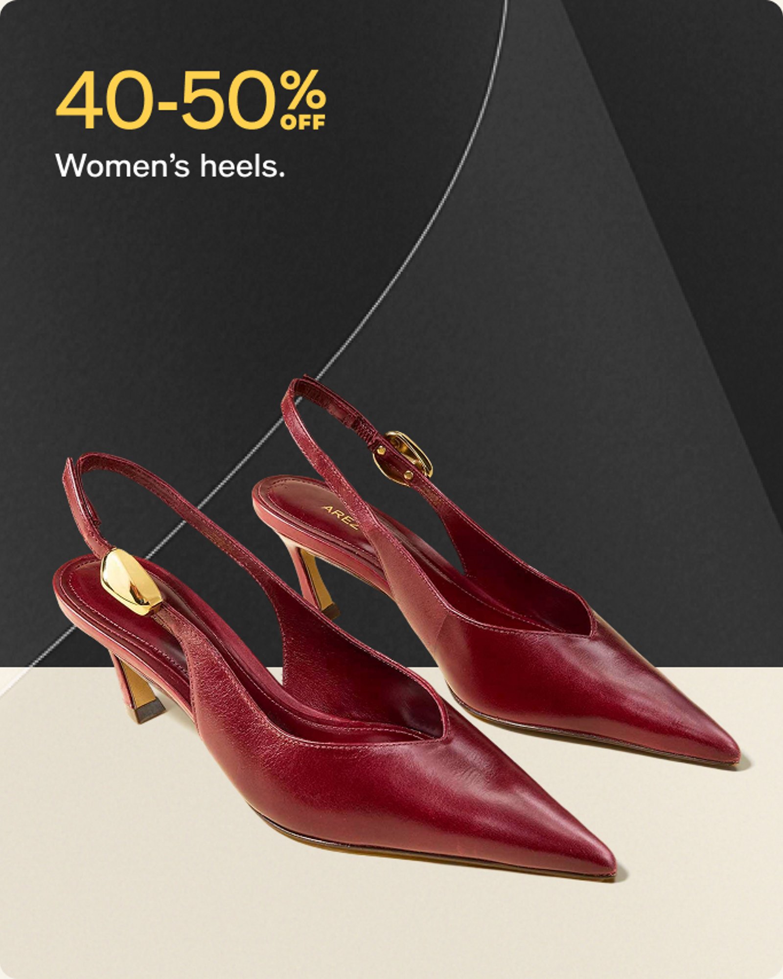 40-50% off women heels