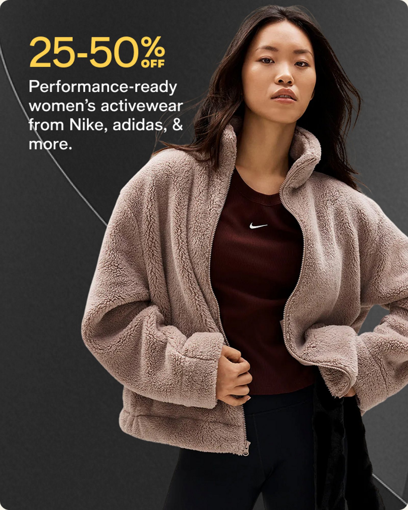 25-50% off Womens Activewear