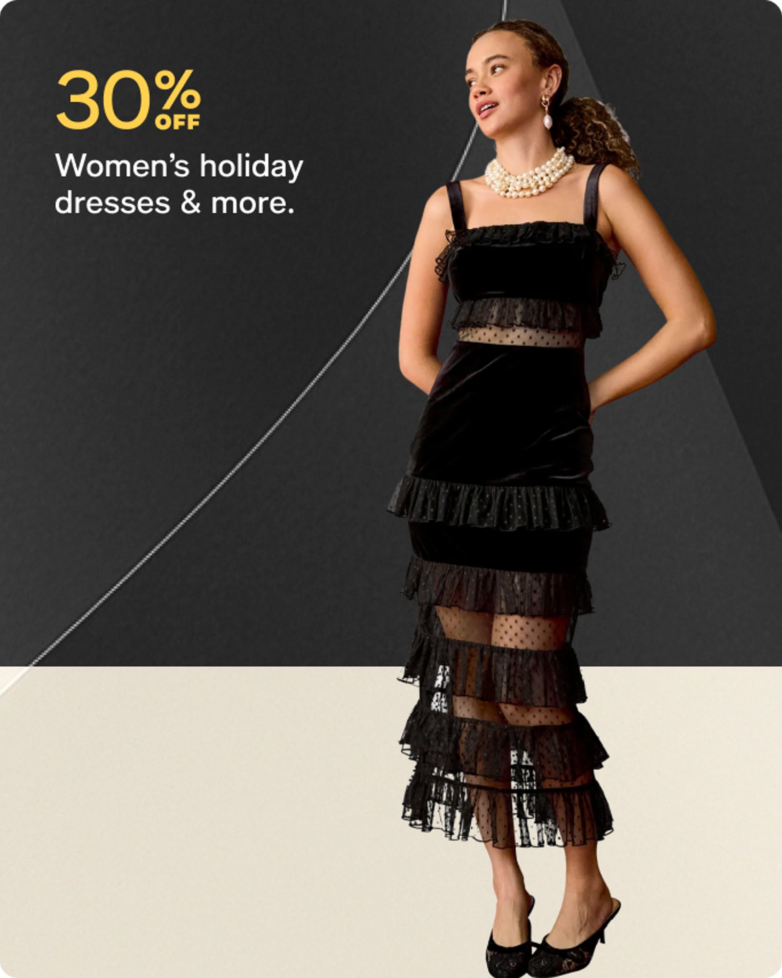 30% off Womens Holiday Dresses